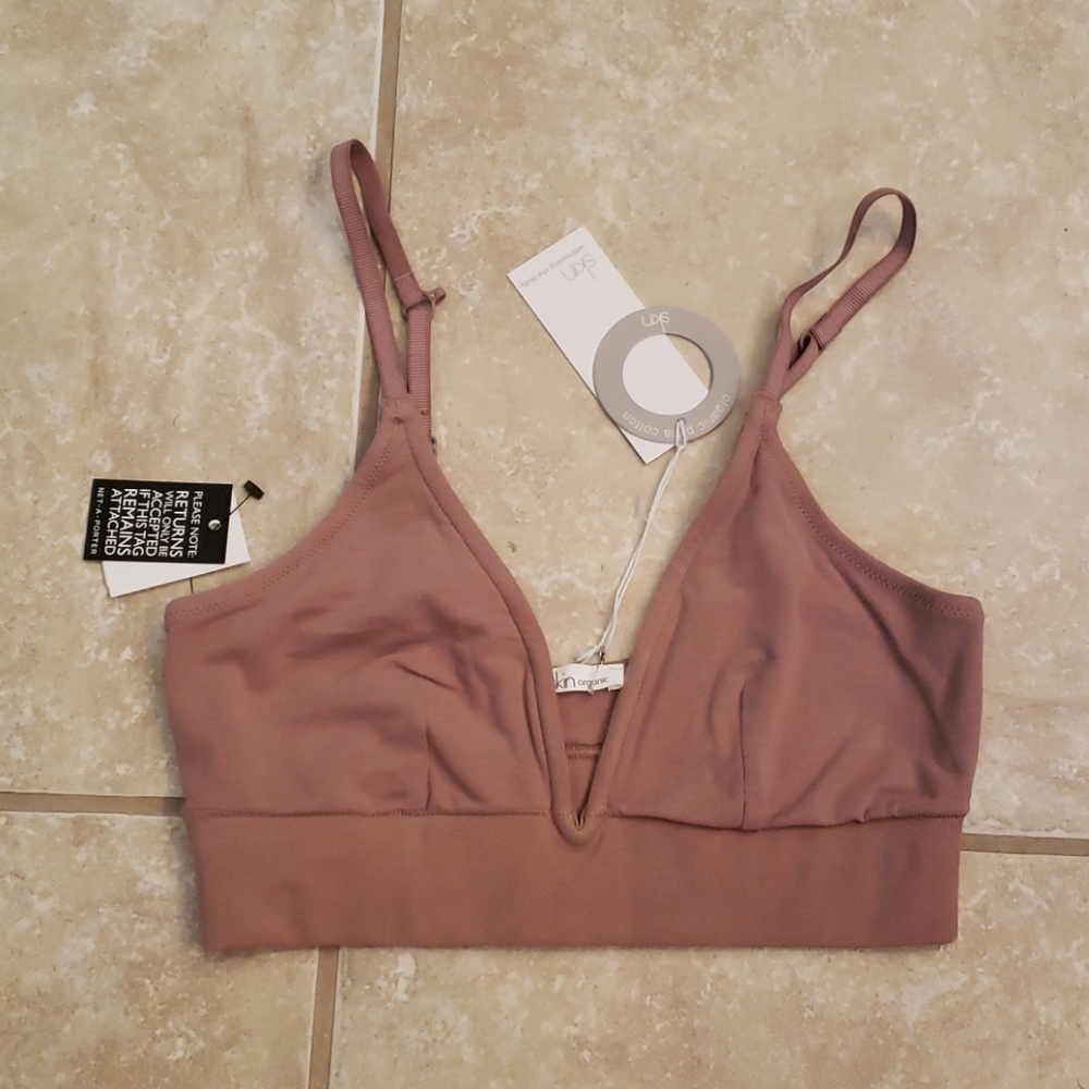 Skin's Garcelle bralette is made from soft organic